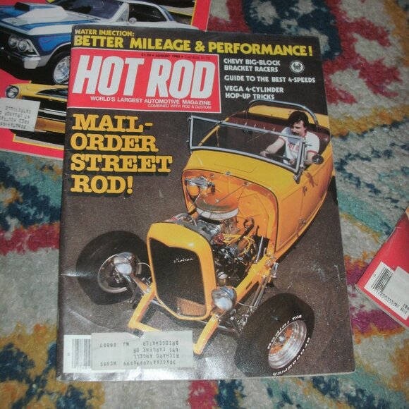 FIVE 80s Hot Rod Automotive Magazine Muscle Cars Mustang Chevy Street 1980 & 81 - Picture 6 of 7